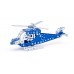 POLICE HELICOPTER - 142 PCS - MERKUR
